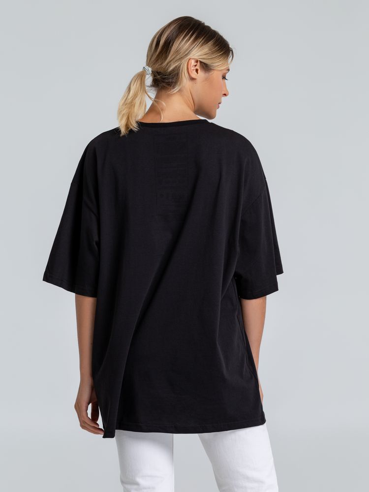 Футболка оверсайз Чистая соль черная размер XL/XXL 52-54 - фото 7