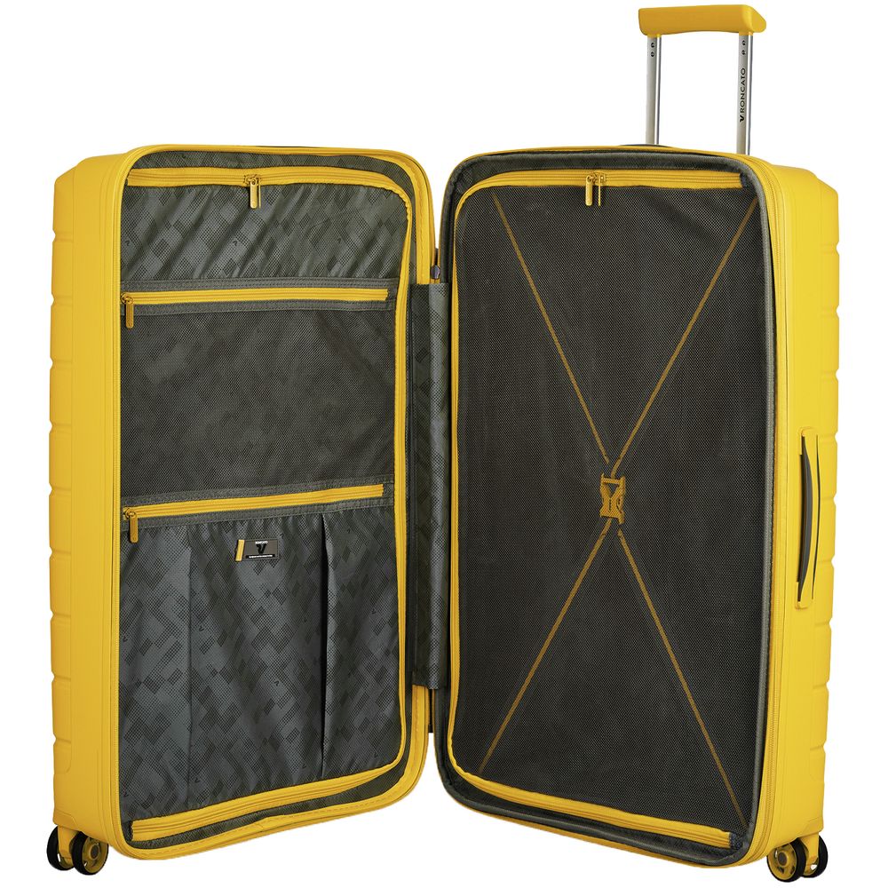 Чемодан Butterfly L, желтый - фото 7