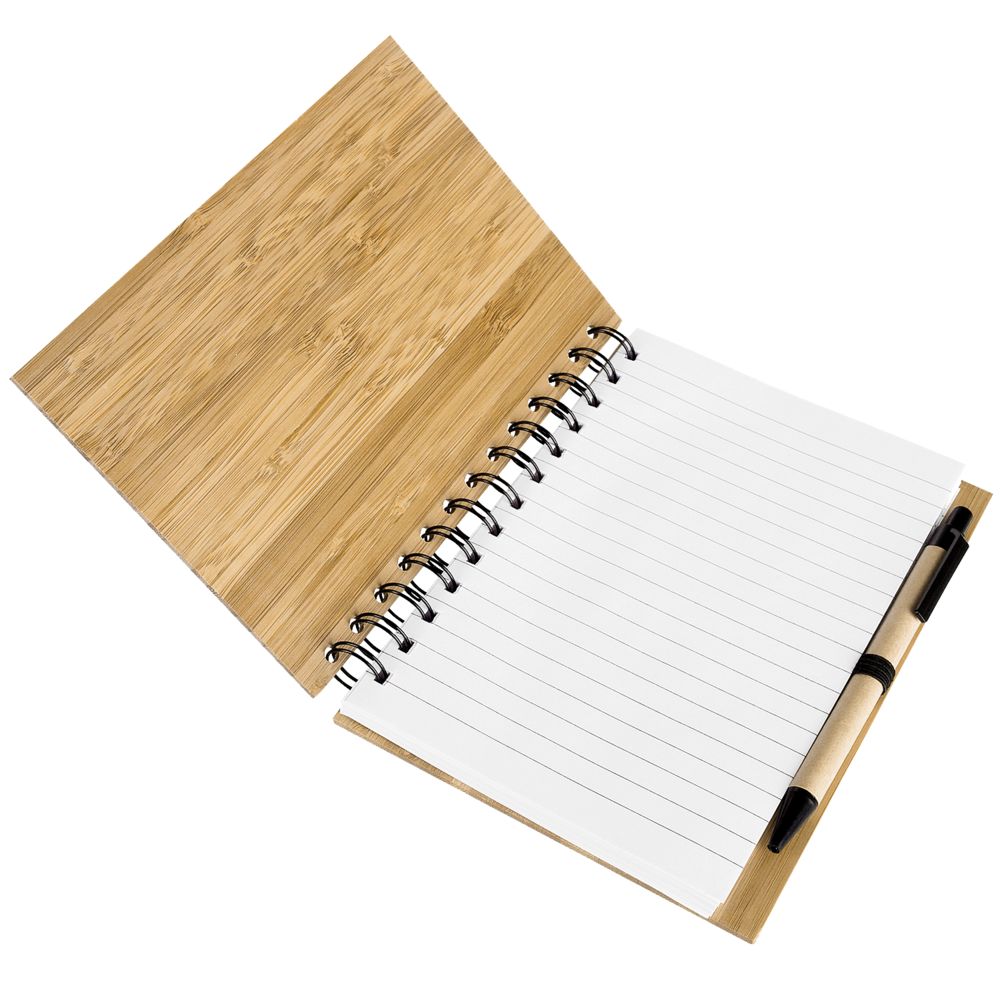 Блокнот на кольцах Bambook с шариковой ручкой - фото 5