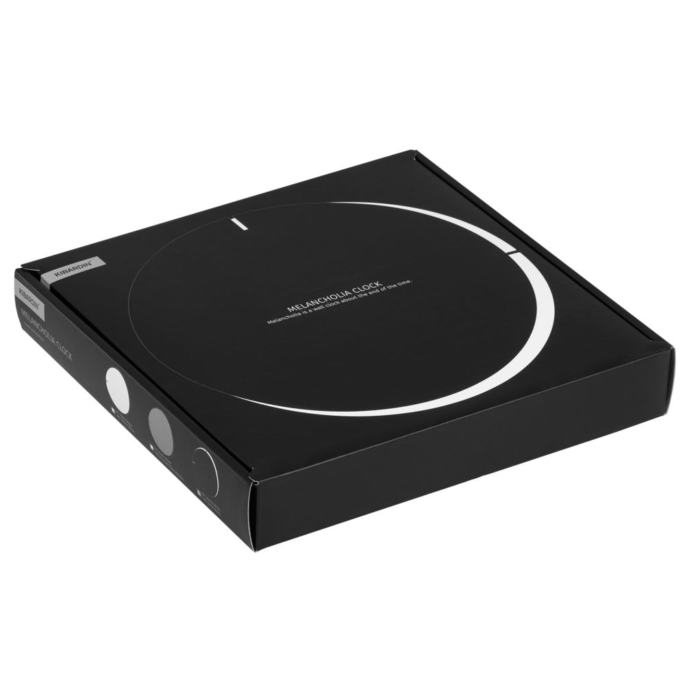 Часы настенные Melancholia Clock черные - фото 8