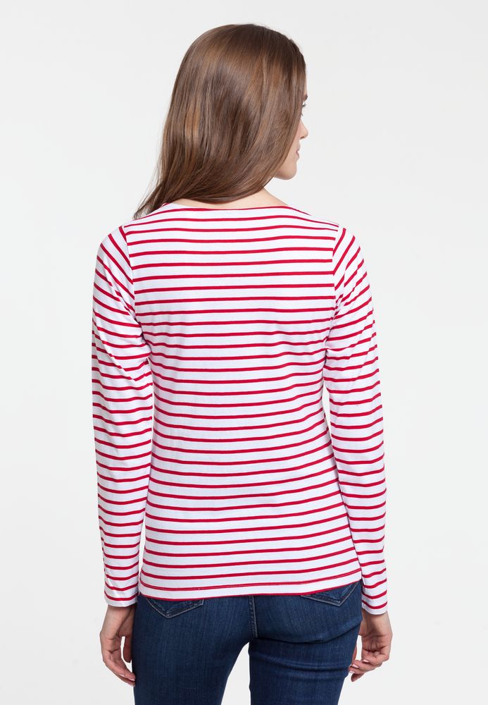 Футболка женская Grand Granat, белая с красным, размер S - фото 5