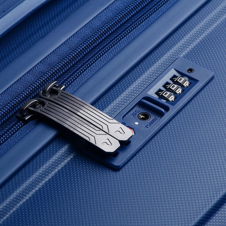 Чемодан Butterfly L, синий - фото 9