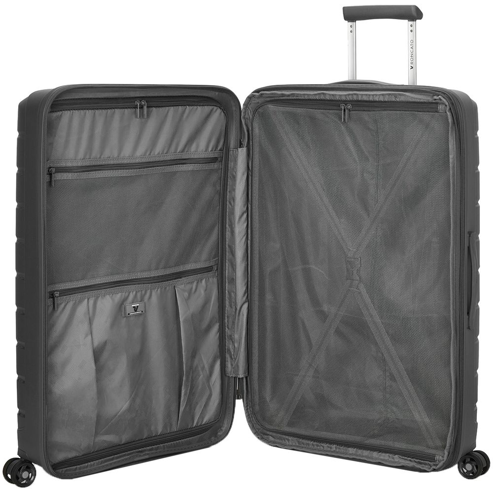 Чемодан Butterfly L, серый - фото 7