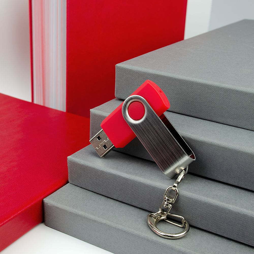 Флешка Twist, красная, 16 Гб - фото 4