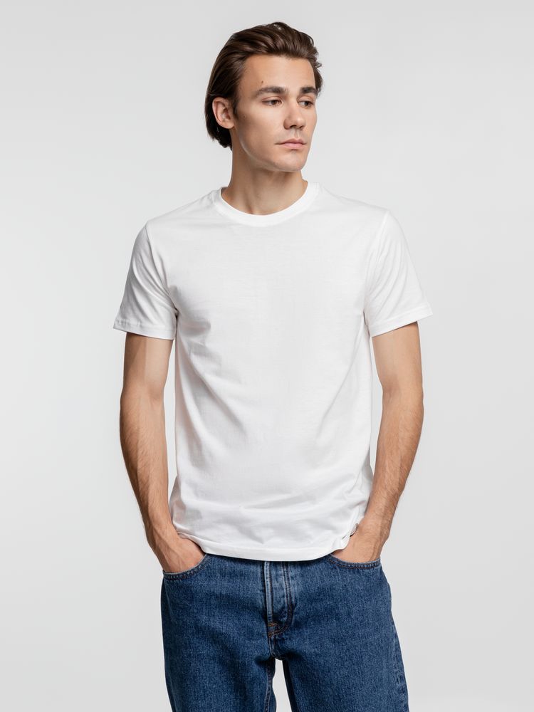 Футболка T-Bolka 160, белая (теплый оттенок), размер M - фото 4