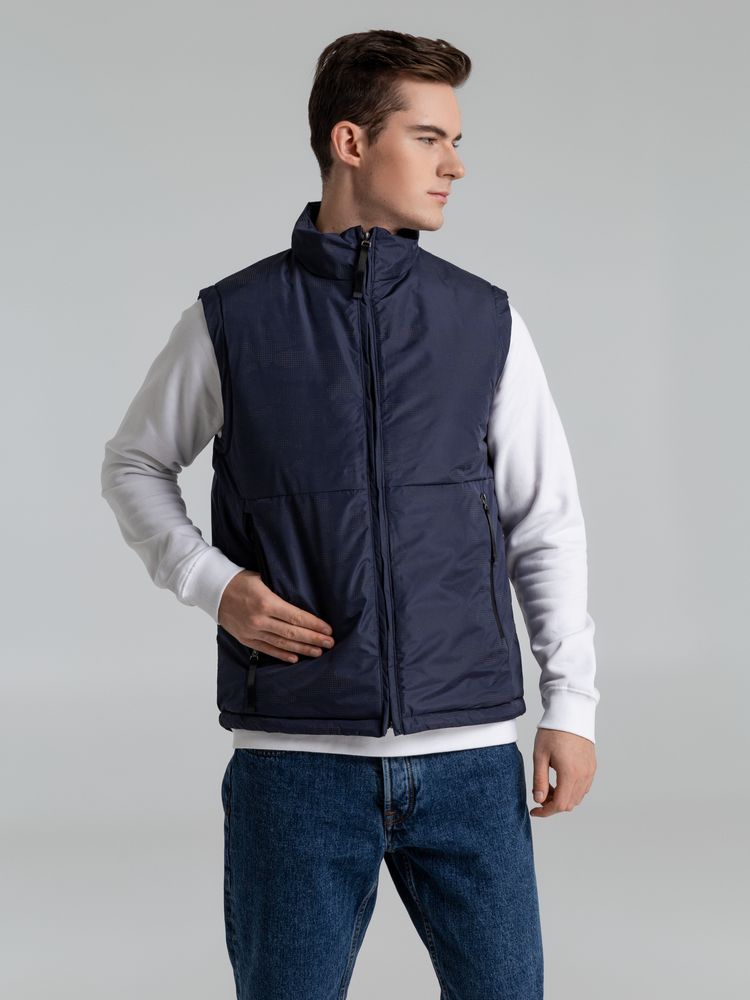 Жилет светоотражающий Lattvind темно-синий, размер XS - фото 13