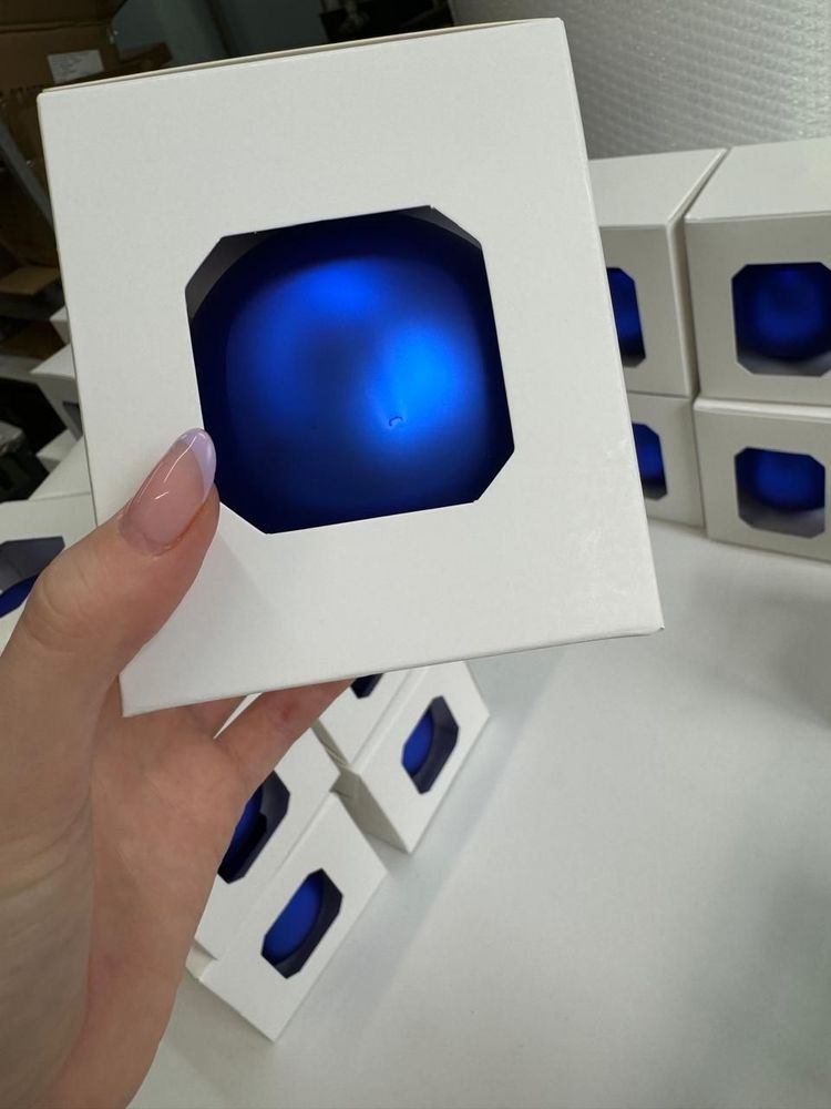 Оформительский шар Finery, 8 см, матовый синий - фото 3