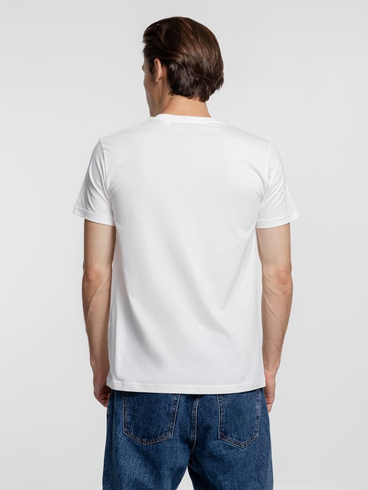 Футболка T-Bolka 160, белая (теплый оттенок), размер M - фото 5