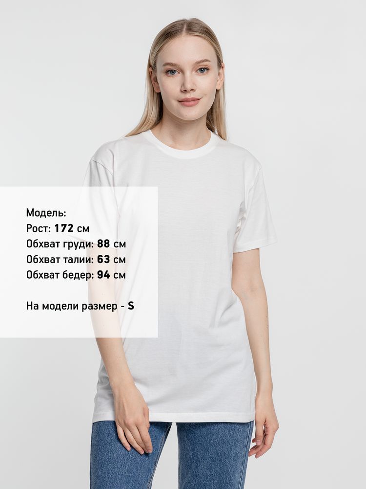 Футболка T-Bolka 160, белая (теплый оттенок), размер M - фото 7