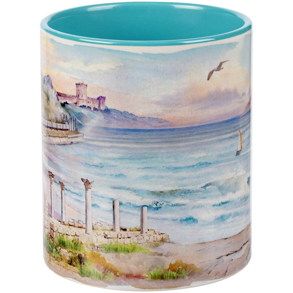 Кружка Promo Plus для сублимационной печати, бирюзовая - фото 5