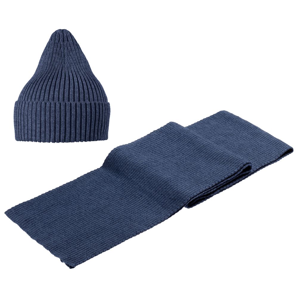 Шапка Stout, синий меланж - фото 4