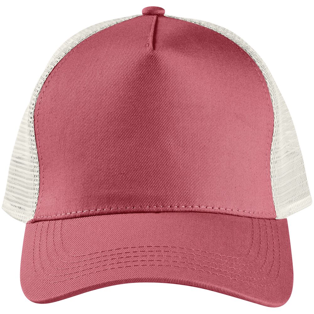 Бейсболка Blink, розовая (лососевая) с молочно-белым - фото 2