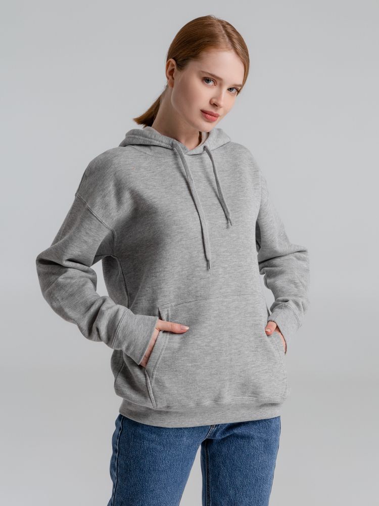 Толстовка с капюшоном Slam 320, серый меланж - фото 8