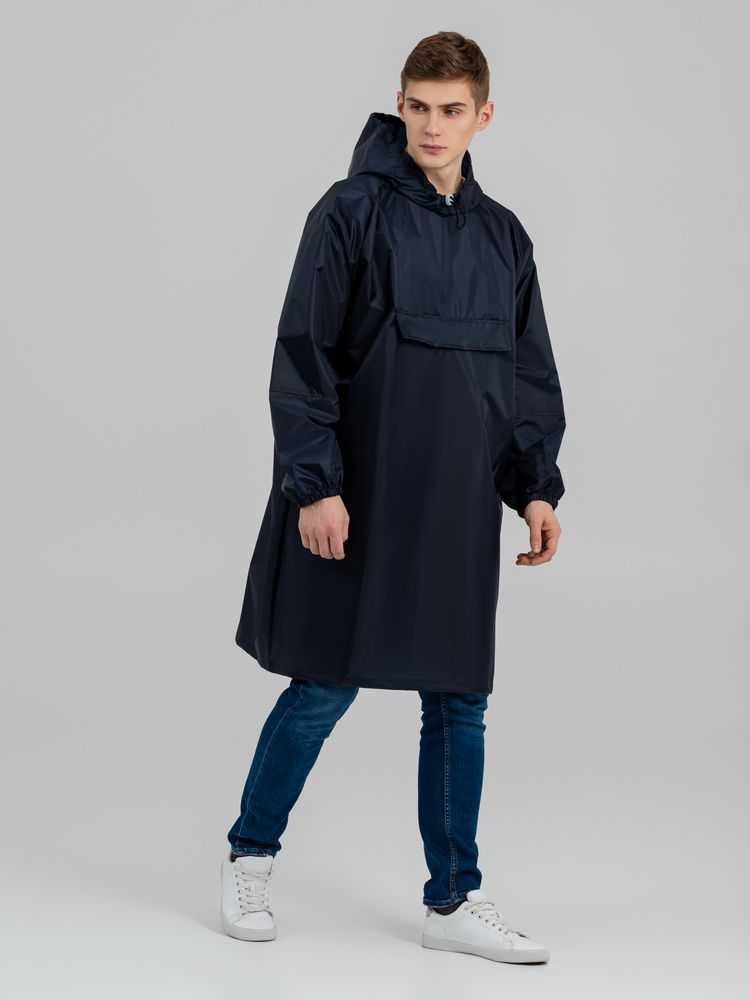 Дождевик-анорак Alatau, темно-синий, единый размер - фото 4