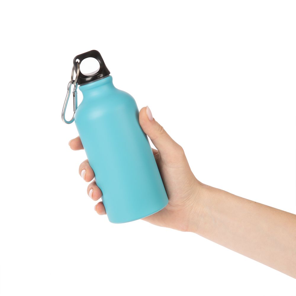 Бутылка для воды Кронос Kronos 400мл светло-бирюзовая - фото 3