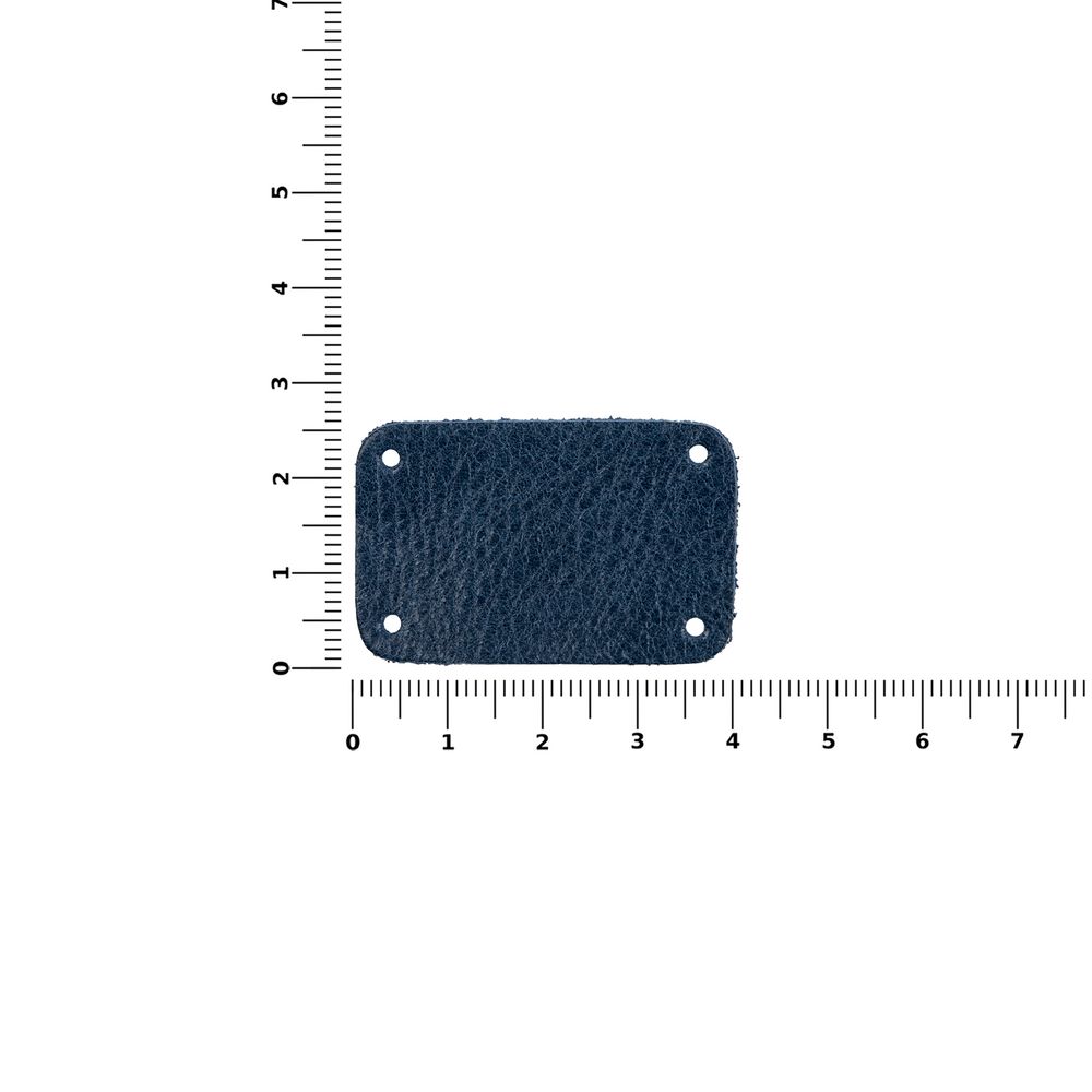 Лейбл кожаный Beta, S, синий - фото 3