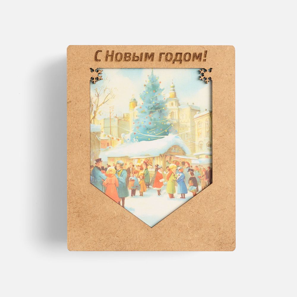 Деревянные флажки «Праздничные мотивы» - фото 2