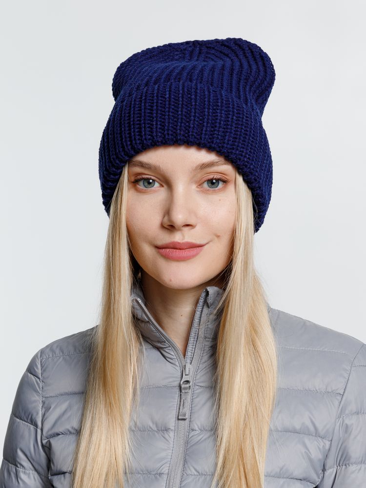 Шапка Nordkyn, темно-синяя - фото 3