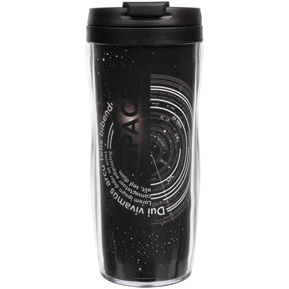 Термостакан Poster, с черной крышкой - фото 2