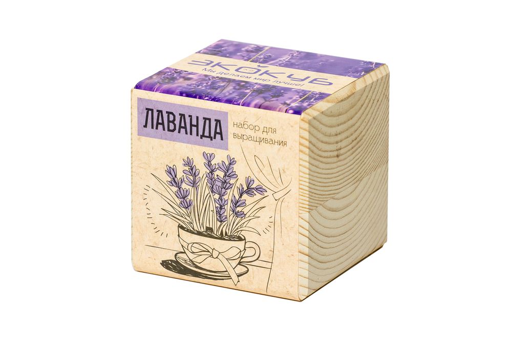 Набор для выращивания «Экокуб», лаванда - фото 3