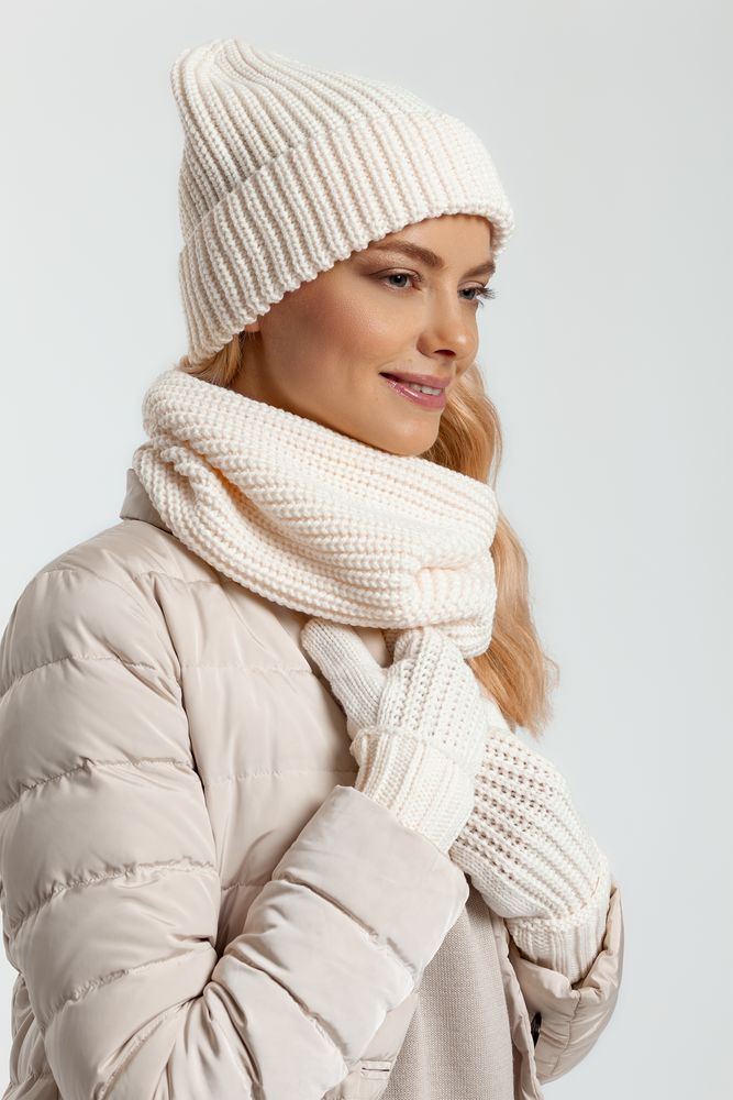 Шапка Nordkyn, молочно-белая - фото 3