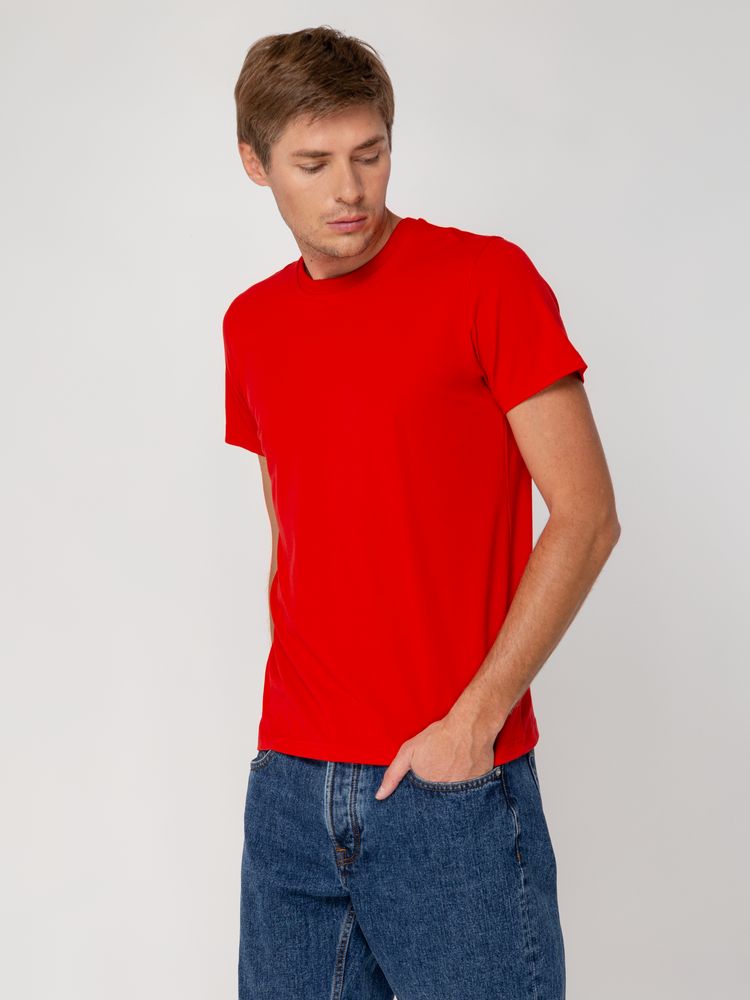 Футболка мужская T-bolka Stretch, красная - фото 5