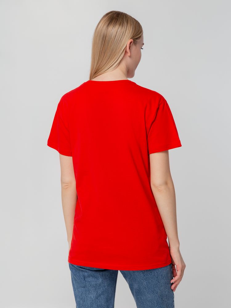 Футболка унисекс T-bolka 140, красная - фото 7