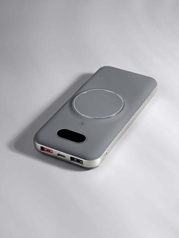 Внешний аккумулятор Omni Pro 10000 мАч, серый - фото 9