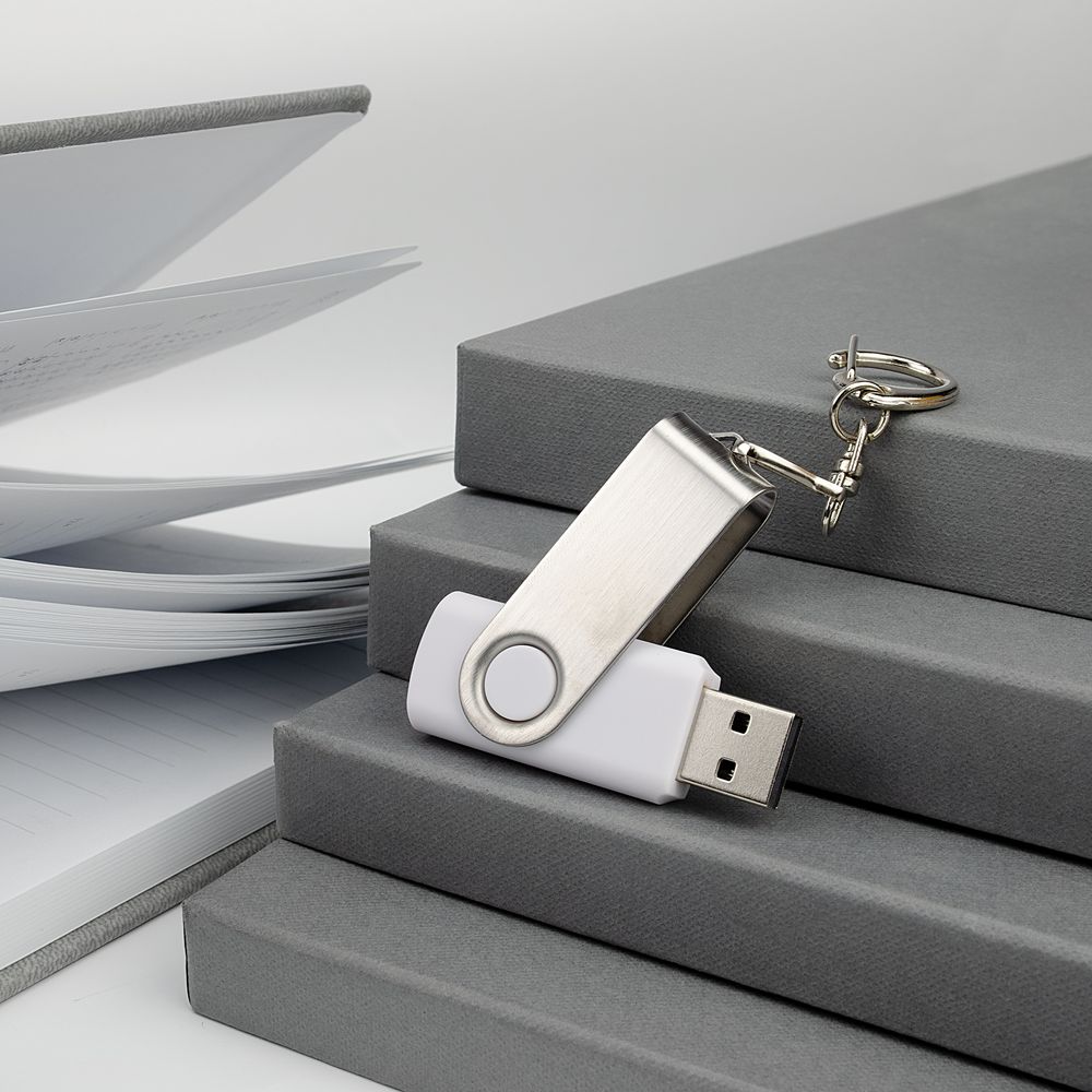 Флешка Twist, белая, 16 Гб - фото 5