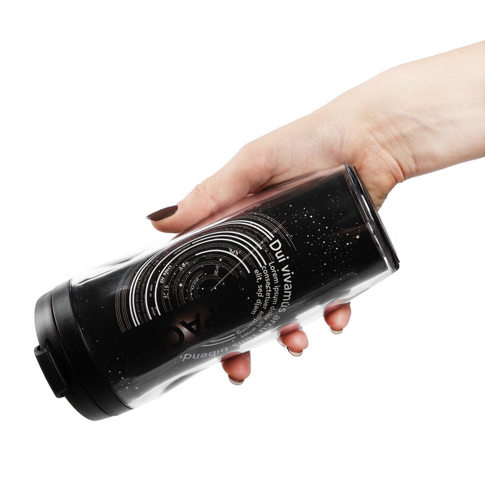 Термостакан Poster, с черной крышкой - фото 4