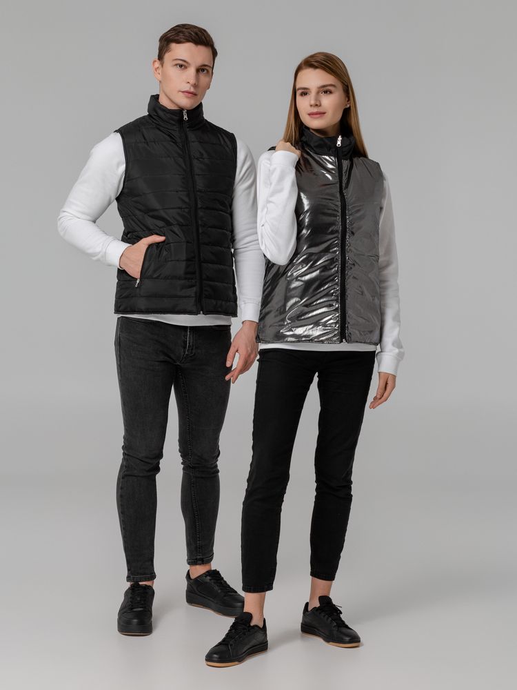 Жилет двусторонний Climb, черный - фото 14