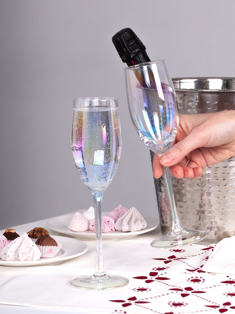 Набор из 2 бокалов для шампанского Perola - фото 5