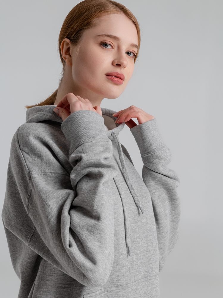 Толстовка с капюшоном Slam 320, серый меланж - фото 11