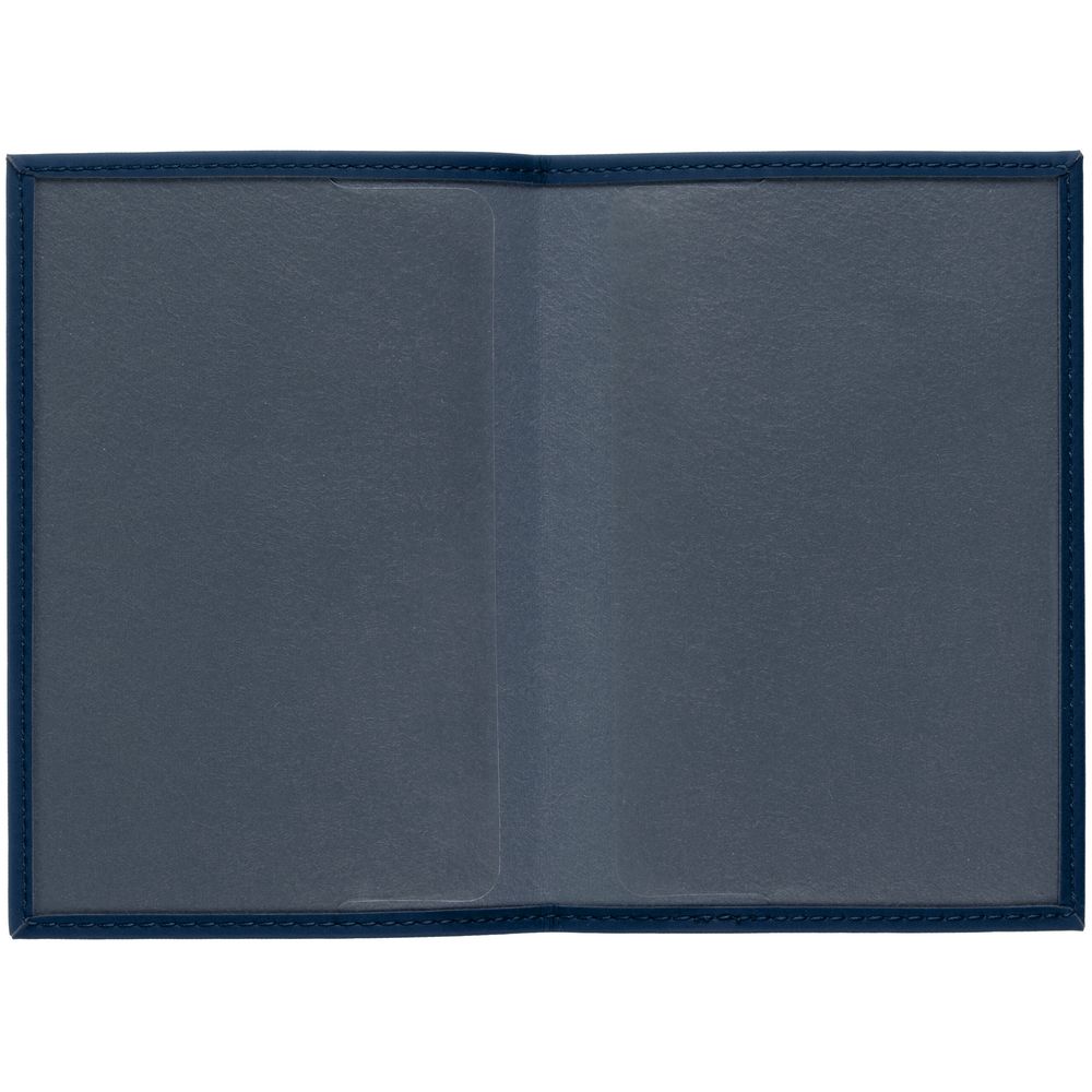 Обложка для паспорта Shall, синяя - фото 3