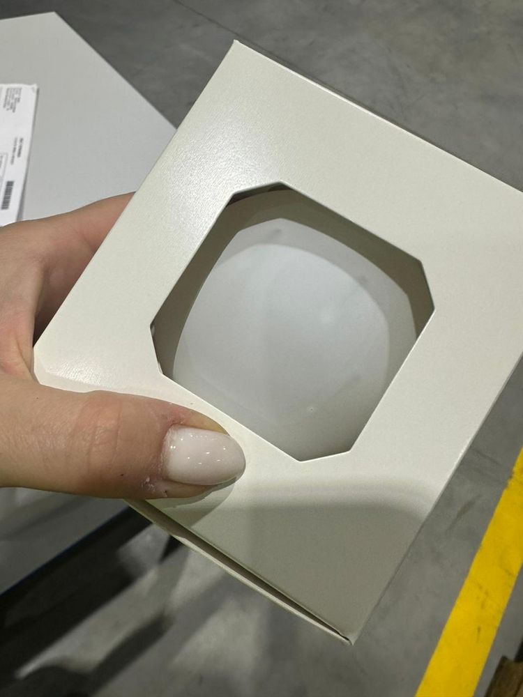 Оформительский шар Finery, 10 см, матовый белый - фото 3