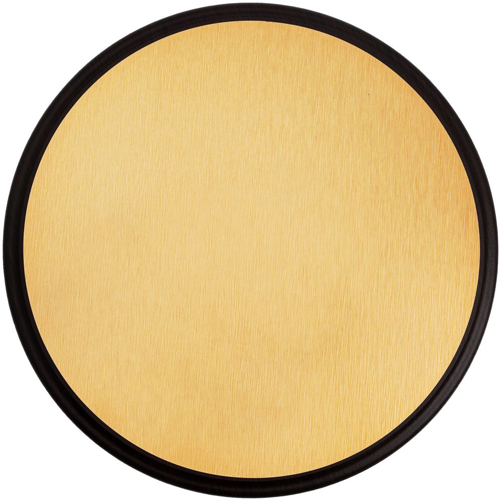 Плакетка Plaque, круглая, венге с пластиной - фото 2