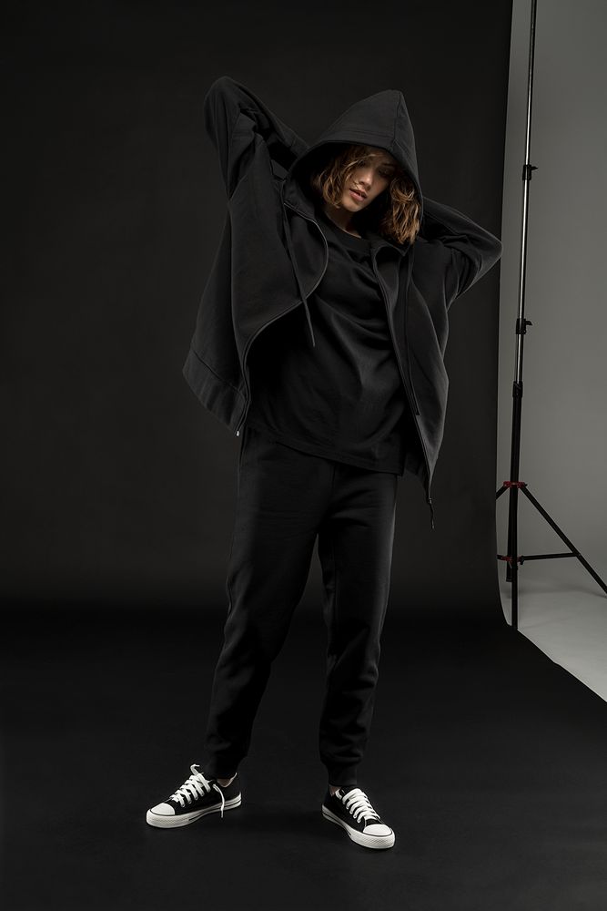 Джоггеры J2 черные размер XS/S - фото 3