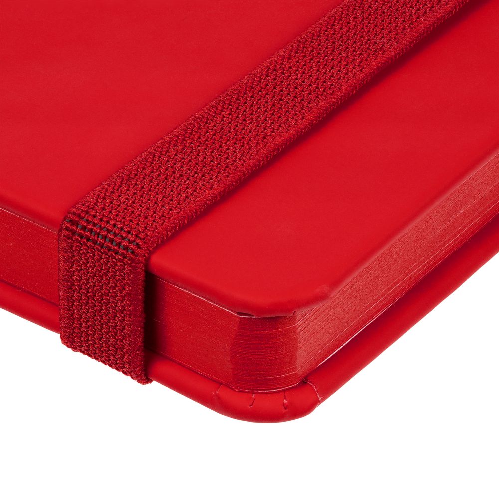 Блокнот Shall, в линейку, красный - фото 6