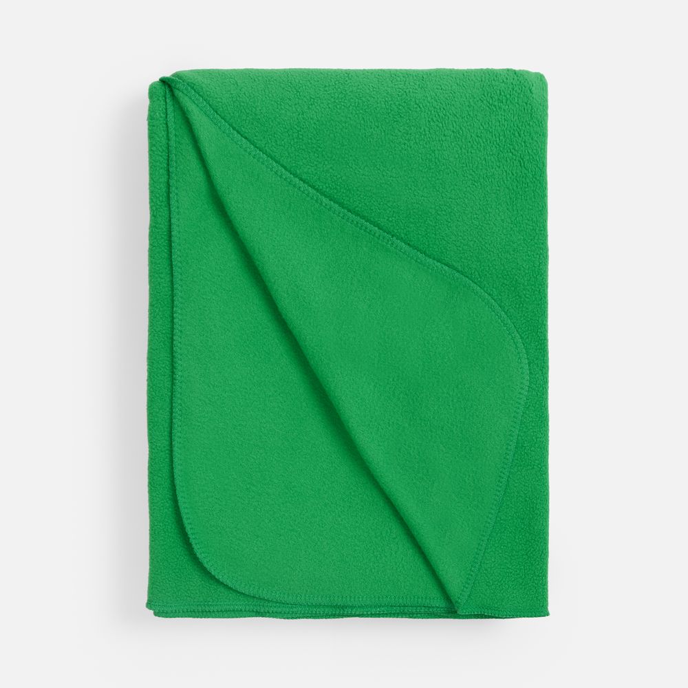 Флисовый плед Warm&Peace зеленый - фото 2