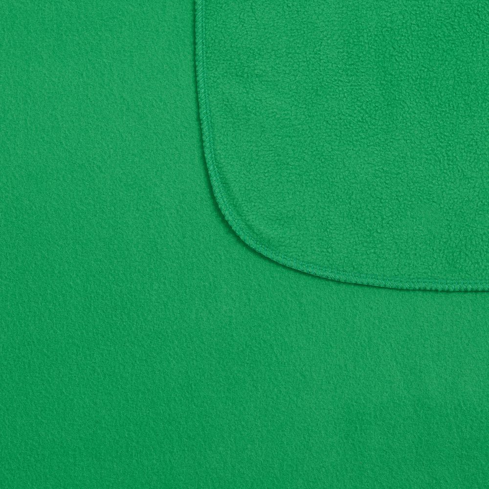 Флисовый плед Warm&Peace зеленый - фото 3