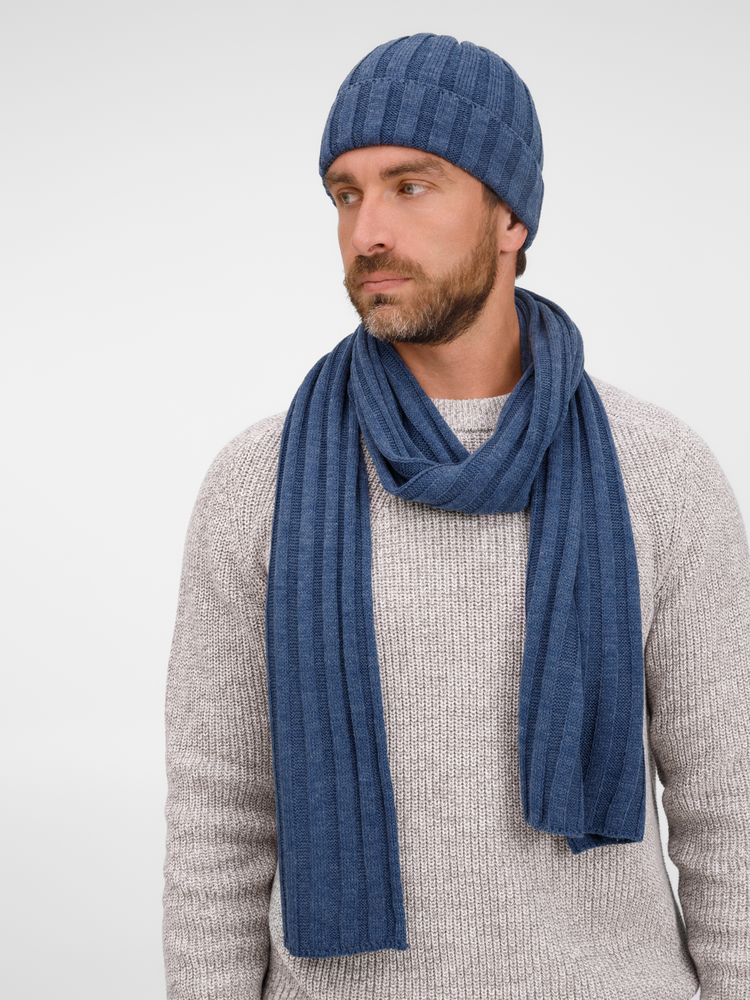 Шарф Metelitsa синий меланж джинс - фото 8