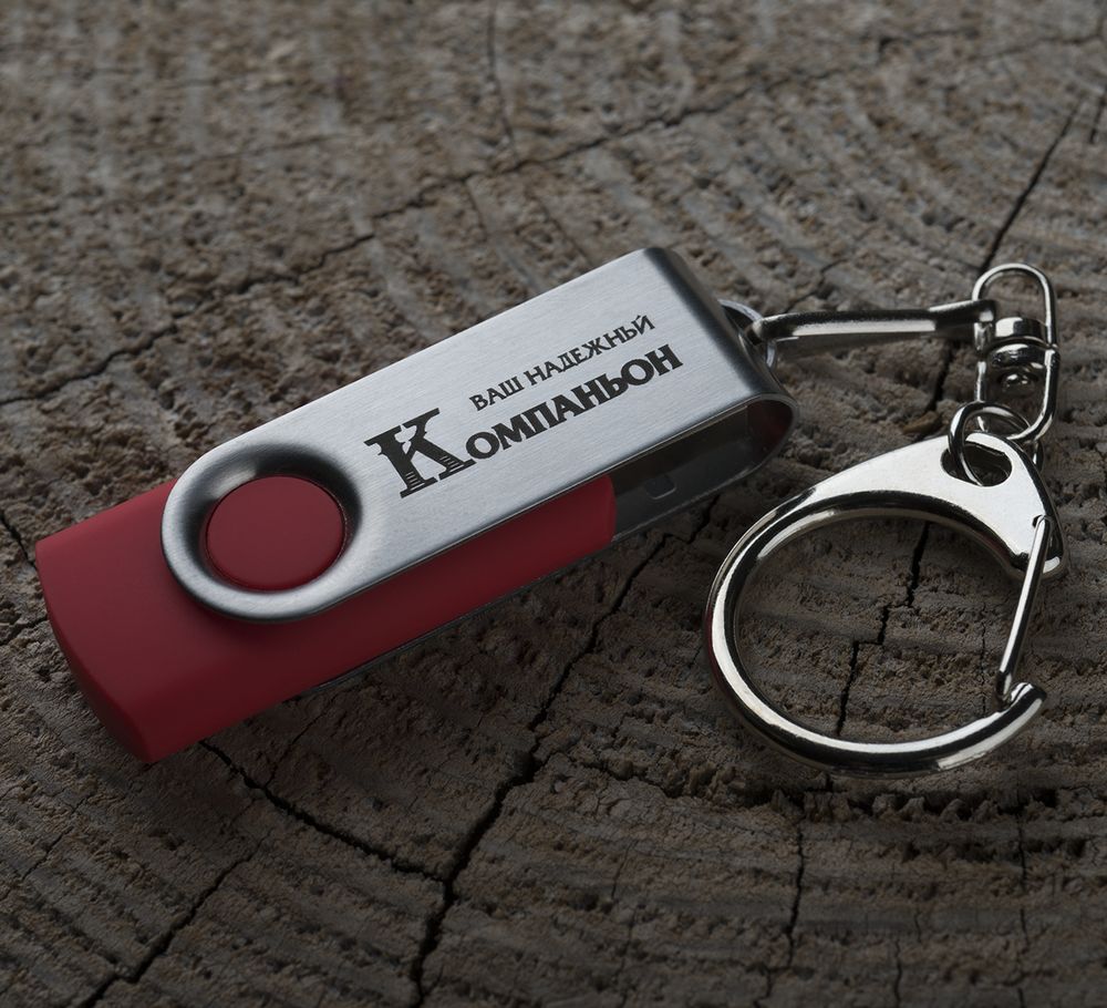 Флешка Twist, красная, 8 Гб - фото 5