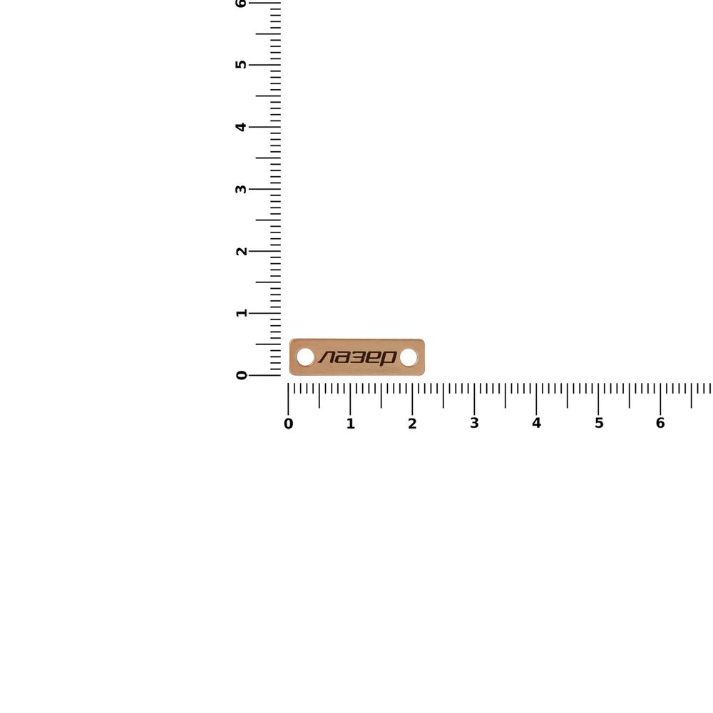 Шильдик металлический Alfa Liten, золотистый - фото 2