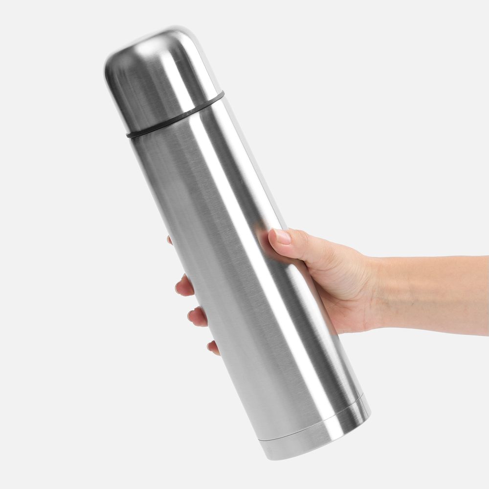 Термос Plain 1000, серебристый - фото 5