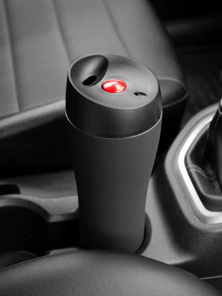 Термостакан Solingen, вакуумный, герметичный, черный - фото 5