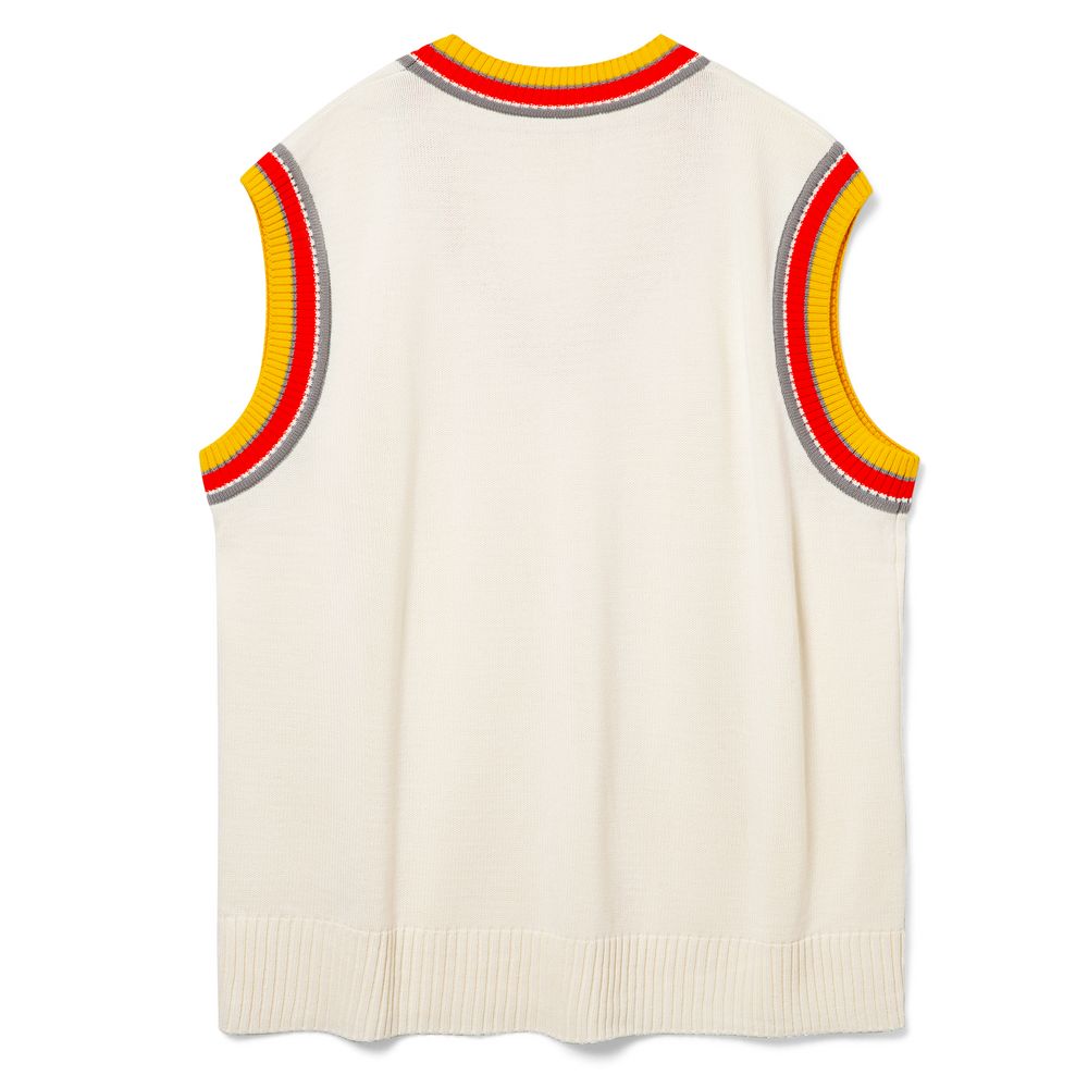 Жилет оверсайз унисекс Cornell в сумке, молочно-белый, размер S/M - фото 2