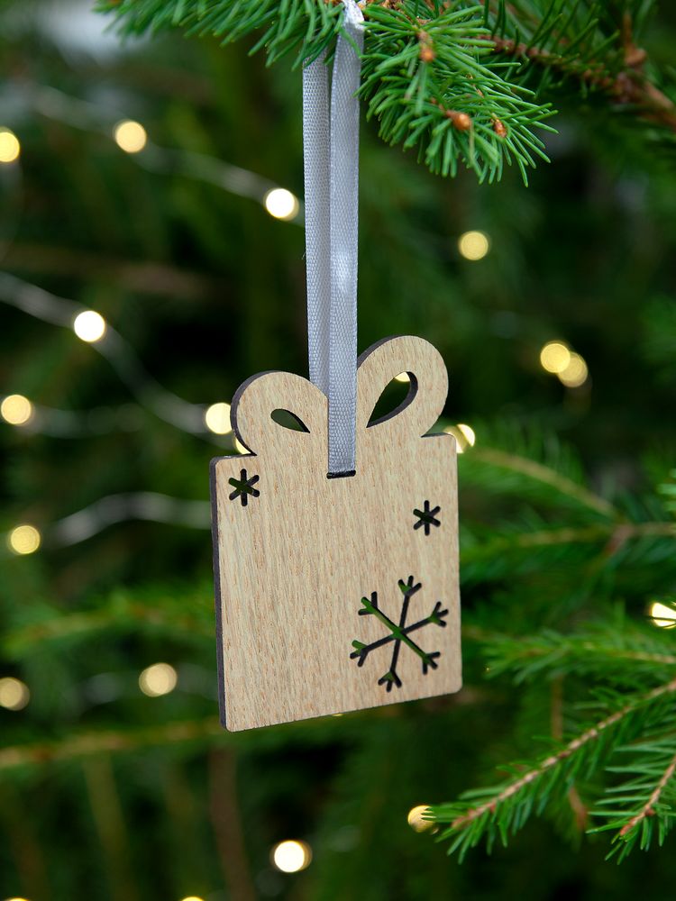 Деревянная подвеска Christmate, подарок - фото 4