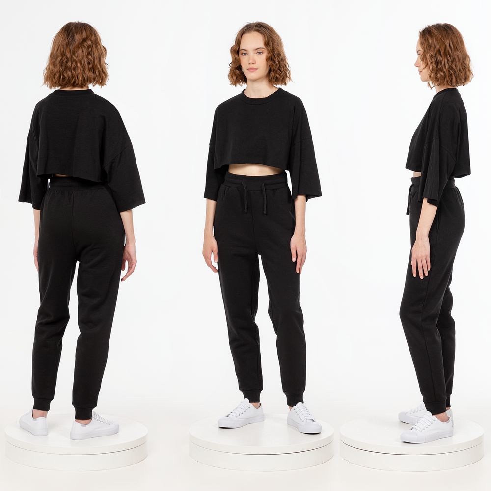 Джоггеры J2 черные размер XS/S - фото 4