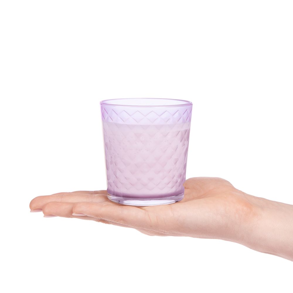 Свеча ароматическая Ristoro, сиреневая, амбра и специи - фото 3