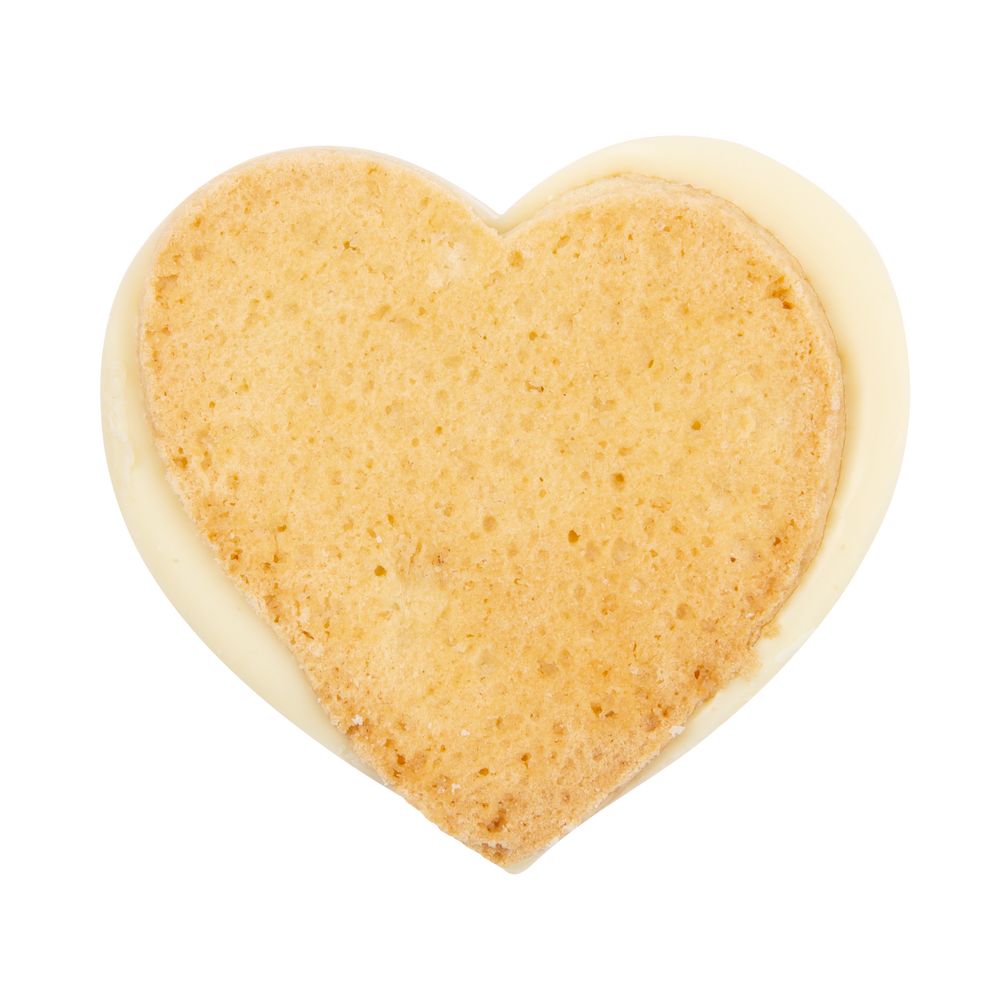 Печенье Dream White в белом шоколаде, сердце - фото 5